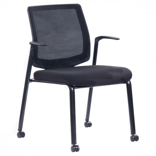 Rea Mesh Back Chair With 4 Castors